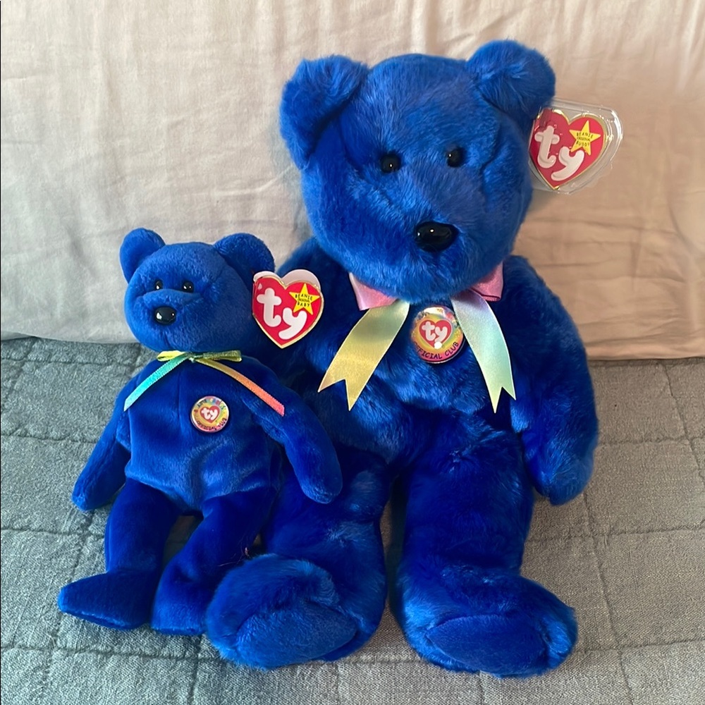 Ty “Clubby” the beanie buddy and beanie baby duo